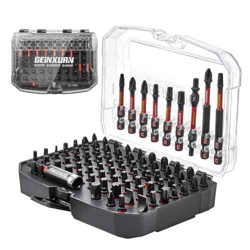 Impact Screwdriver Bits Set, 83Pieces Magnetic Muliti S2 Steel Phillips/Slotted/Square/Torx/Hex Insert Power Bits Tips Set with Impact Bit Holder and Socket Adapter (Black Storage Box Case)