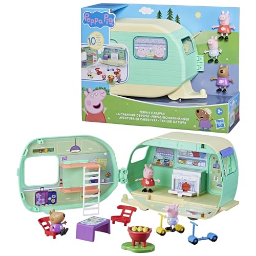 Peppa Pig Peppa's Caravan Playset, Pink