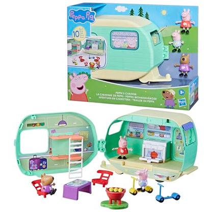 Peppa Pig Peppa's Caravan Playset, Pink