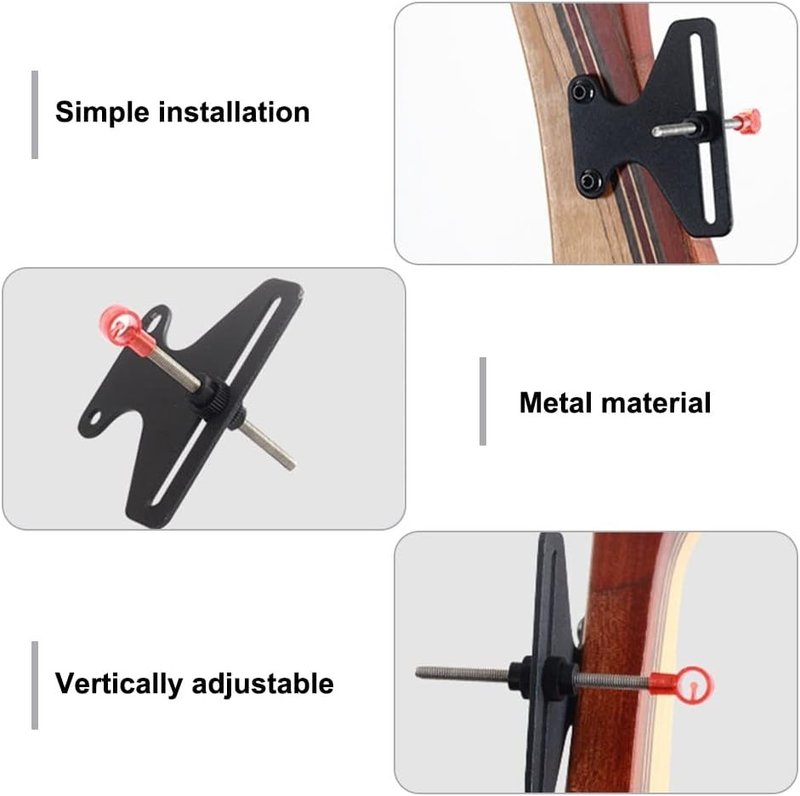 Adjustable Archery Bow Sight - Single Pin Hunting Accessory for Recurve & Compound Bows