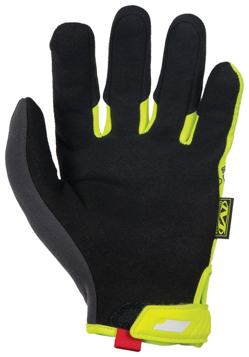 Mechanix Wear Original Hi-Viz D5 Cut Resistant Gloves - For Construction - Breathable Work Gloves - Touchscreen Compatible - Synthetic Leather - Fluorescent Yellow - XX-Large