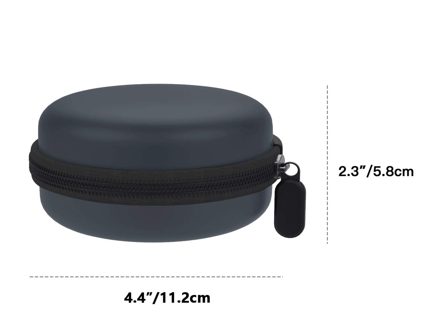 MoKo Storage Box Compatible with Apple Watch Series 11/10/9/8/7/6/5/4/3/2/1/SE3/SE2/SE, Portable Protective Travel Bag Fit iWatch 38mm 40mm 41mm 42mm 44mm 45mm 46mm Airpods Pro/3/2/1, Space Gray