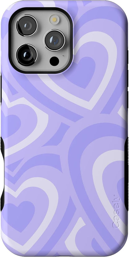 Casely iPhone 16 Pro Case | Fit Check | Neutral Checkerboard | Compatible with MagSafe | Bold Protective Design