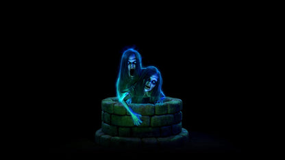 AtmosFX® Spooky Halloween Hollusion Digital Decoration on USB Includes 8 Atmosfx Video Effects for Hallloween