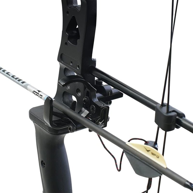 Drop Away Arrow Rest - Adjustable Metal Archery Rest for Compound Bow | Right Hand, Black