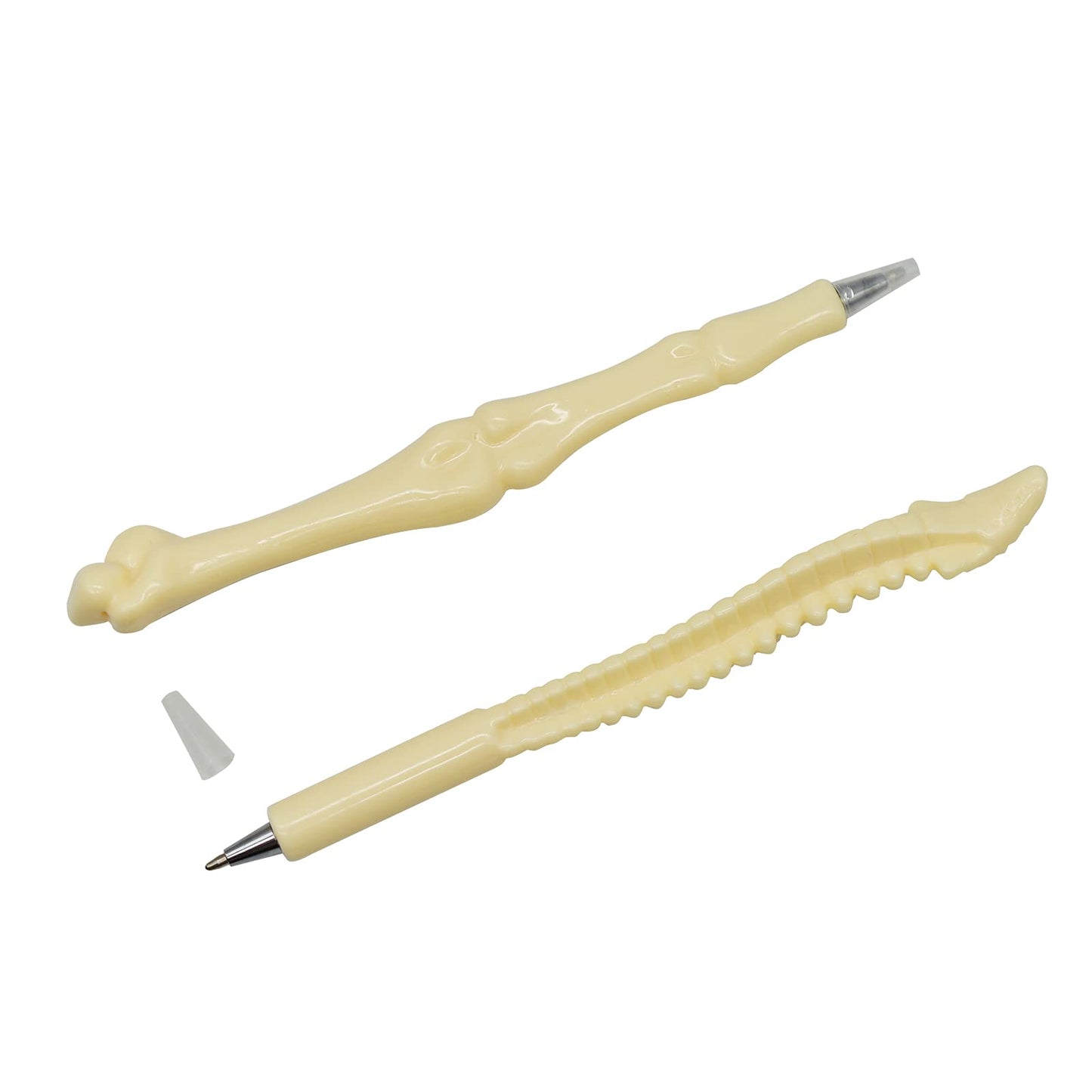Maydahui 25 PCS Bone Ballpoint Pen Creative Novelty Pens Black Ink for Halloween Artist Doctot Nurse School Office Party