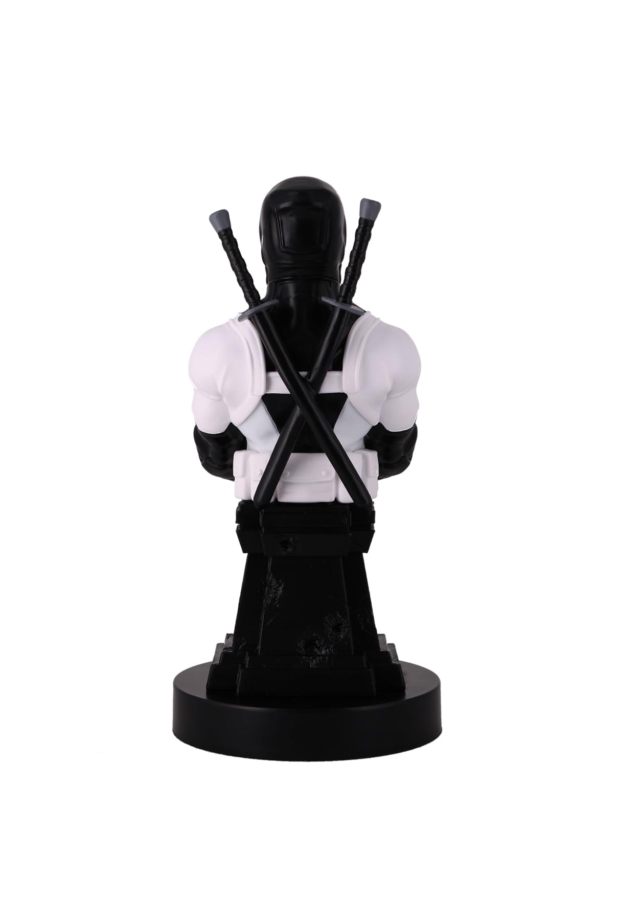 Exquisite Gaming: Deadpool Back in Black: Deadpool Venom - Original Mobile Phone & Gaming Controller Holder, Device Stand, Cable Guys, Licensed Figure