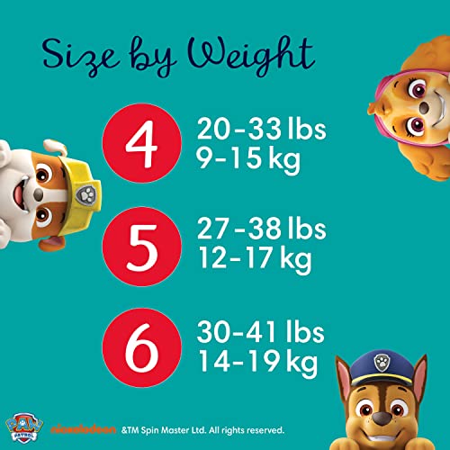 Pampers Baby-Dry Nappy Pants Paw Patrol Edition Size 6, 138 Nappies, 14kg-19kg, with Our 360° Pants Fit to Help Prevent Leaks