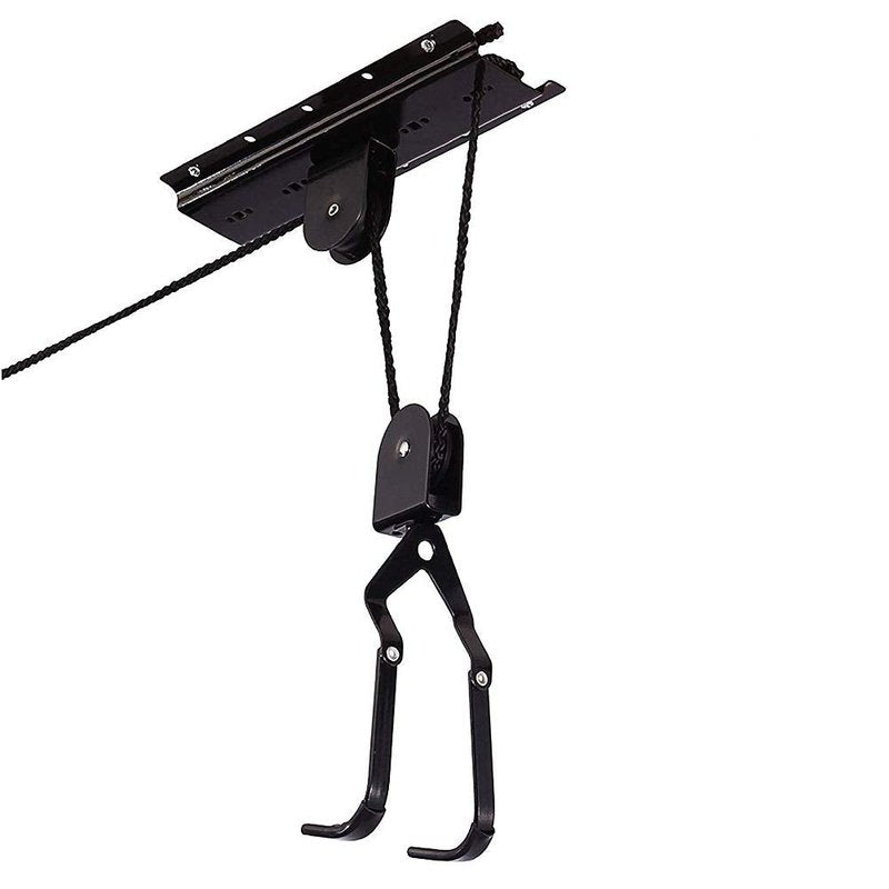 Bike Lift Hoist for Garage Ceiling, Heavy Duty Ceiling Mountain Bicycle Hanger Pulley Rack 100 lb Capacity