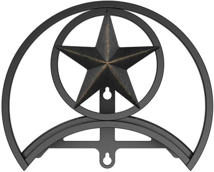 GOFORWILD Garden Hose Holder, Decorative Hose Butler Sturdy Water Hose Rack, Durable Wall Hose Hanger, Holds 125-Feet of 5/8-Inch Hose, Hose Reel, Made of Gauge Steel (9.8) …