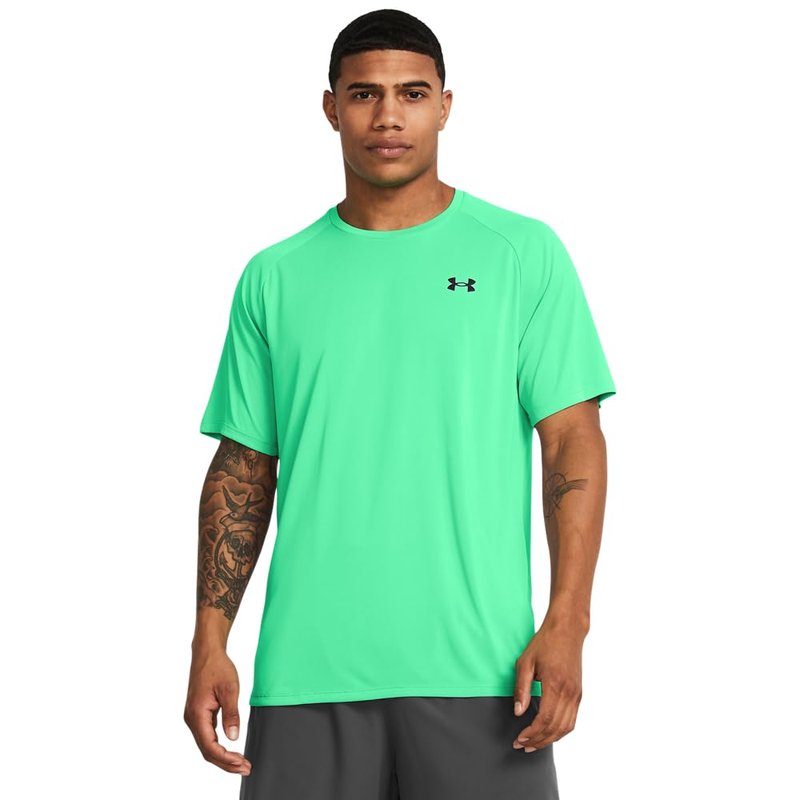 Under Armour Men's Tech 2.0 Short-Sleeve T-Shirt, (300) Vapor Green / / Black, Large