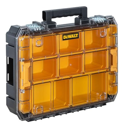 DEWALT TSTAK Tool Organizer, Small Parts and Screw Organizer Tool Box with Removable Compartments, (DWST17805)