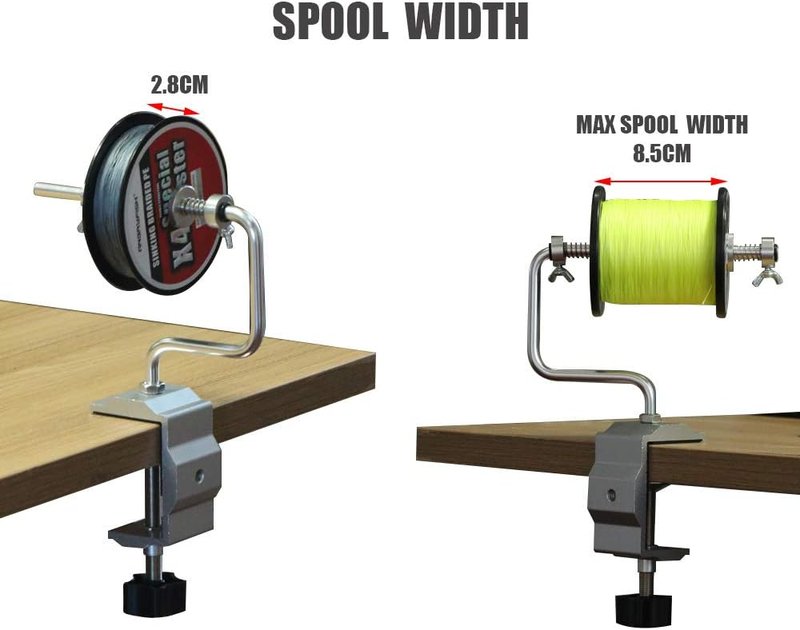 Fishing Line Winder - Adjustable Clamp Spooler Machine | Portable Multifunction Spooling Station