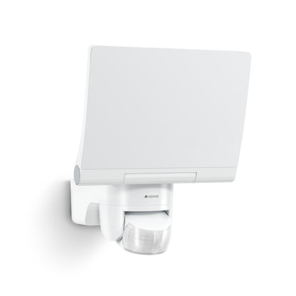 Steinel LED-Floodlight XLED Home 2 XL S White, 2124 lm, 180° Motion Detector, 19.3 W, Fully Swivelling LED Panel, Warm White Light Colour
