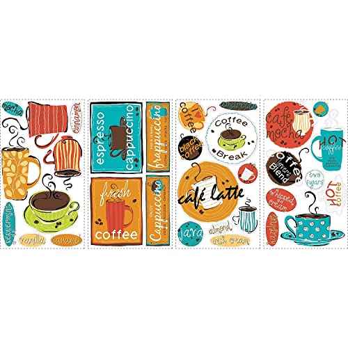 RoomMates RMK1740SCS Cafe Peel and Stick Wall Decals