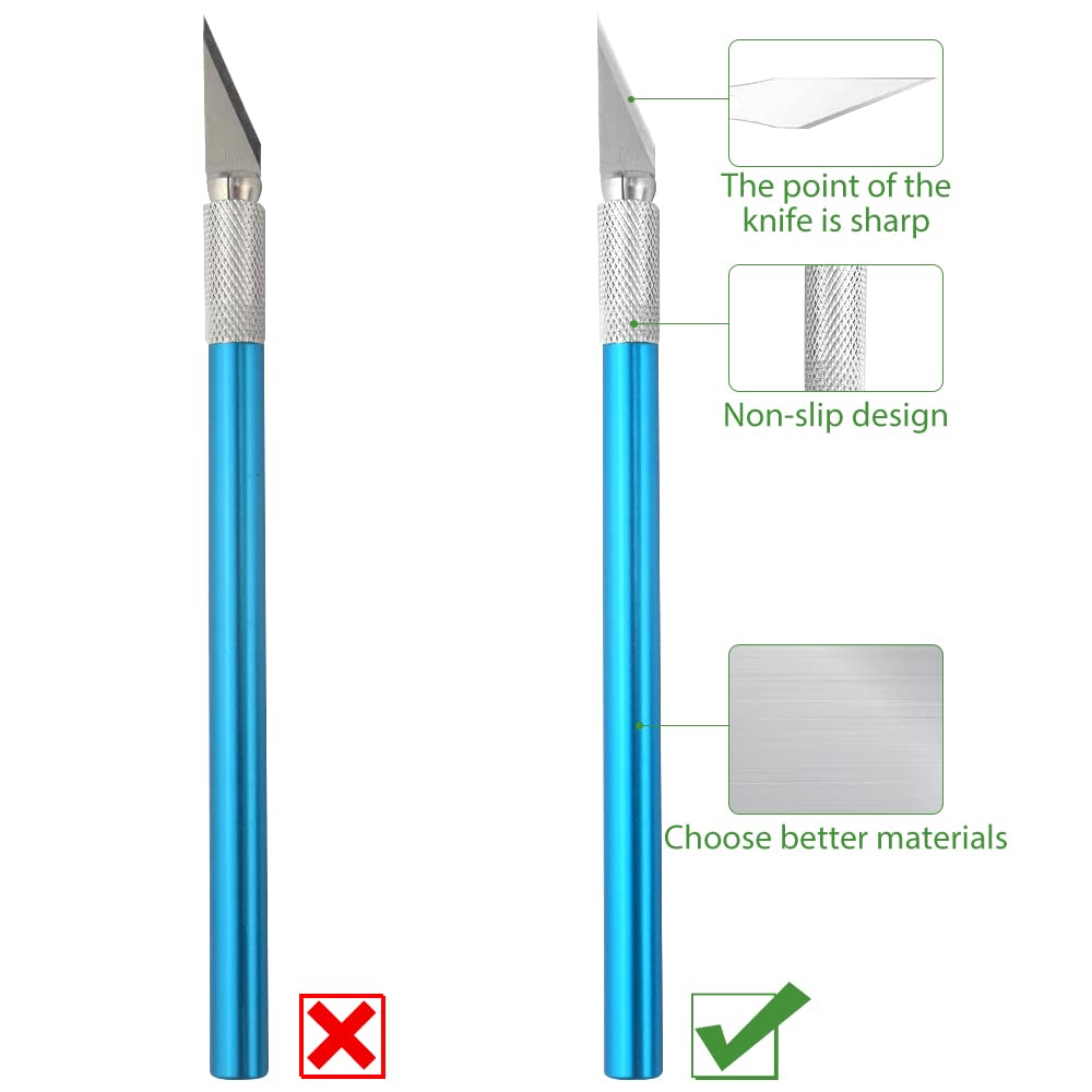 BXQINLENX Professional 8 PCS Model Tools Kit Modeler Basic Tools Craft Set Hobby Building Tools Kit for Gundam Car Model Building Repairing and Fixing(A)