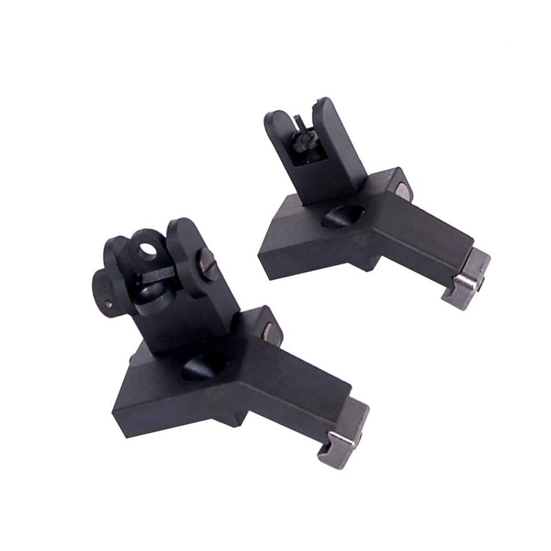 IORMAN Ultralight Flip Up Sight 45 Degree Offset Rapid Transition Front and Backup Rear Sight