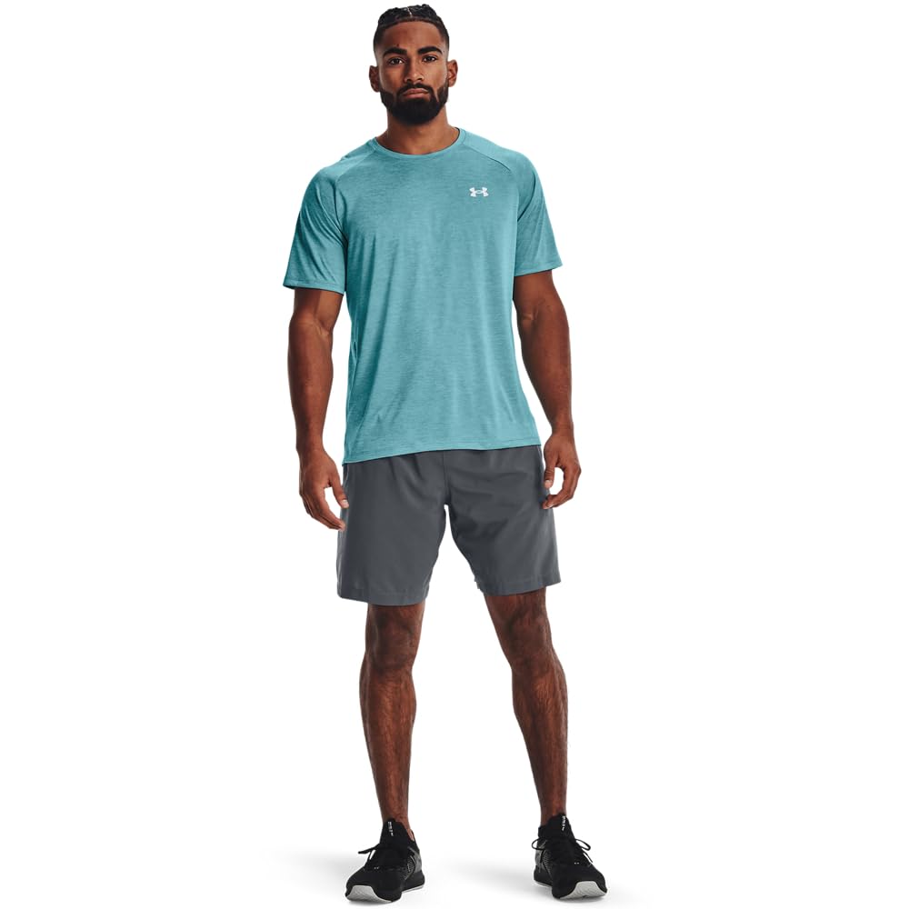 Under Armour Men's Tech 2.0 Short-Sleeve T-Shirt, Cloudless Sky (404)/White, 5X-Large