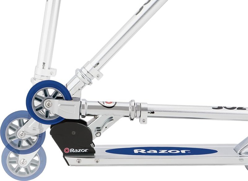 Razor Kick Scooter for Kids - Lightweight, Foldable Aluminum Frame | Adjustable Handlebars & Wheelie Bar