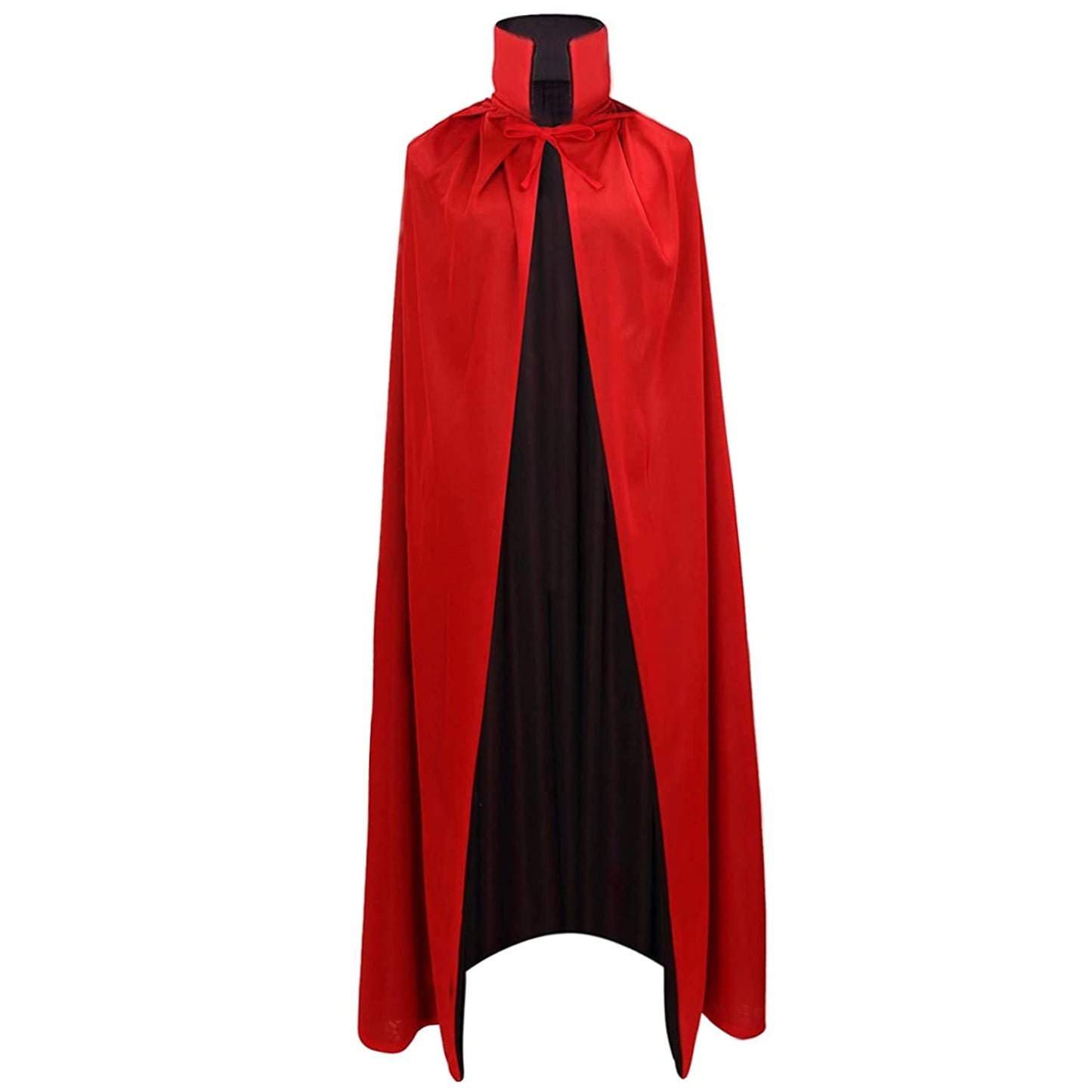 SZCXTOP 59''Halloween Vampire Cloak Capes Robes,Unisex Adult or Kids Reversible Stand-Up Collar Witch Capes for Party Cosplay Costumes