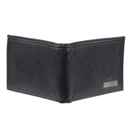 Columbia Men's Johnstown RFID Blocking Extra-Capacity Slimfold Wallet, Black, One Size