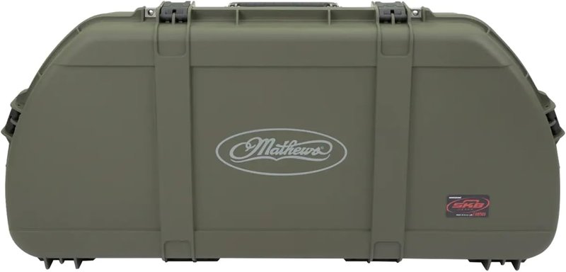 SKB Cases Mathews Iseries Shaped Bow Case - Durable Od Green Design | 43-Inch Size