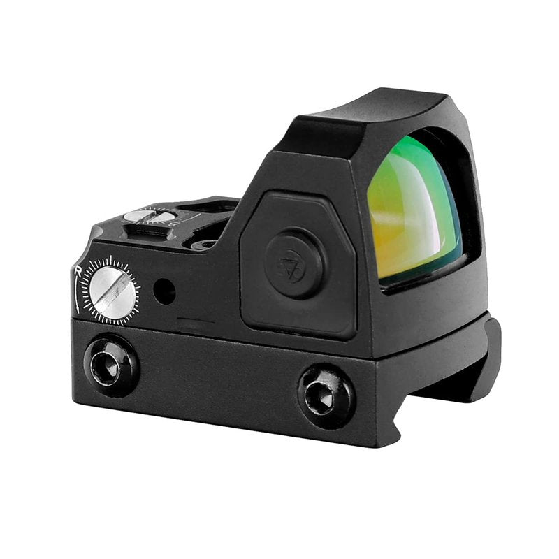 ohhunt Red Dot Sight 2 MOA Reticle Mini Shake Awake Optics 12 Brightness Adjustment (Red Dot)