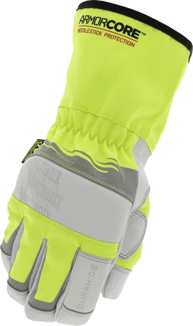 Mechanix Wear Industrial Needle Stick Hi-Viz (Large, Hi-Viz Yellow)