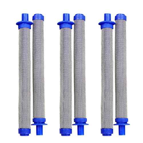 Airless Spray Gun Filter for 288749, 60 Mesh 6 Pack Paint Spray Gun Filter Compatible with SG10, SG20, SG2, SG3 & SG PRO, LAIBOREC Aftermarket Replacement Paint Filter