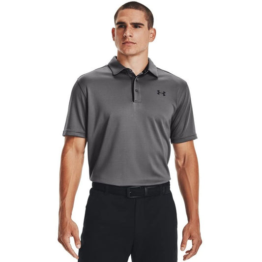 Under Armour Men's Tech Golf Polo , Graphite (040)/Black, 3X-Large