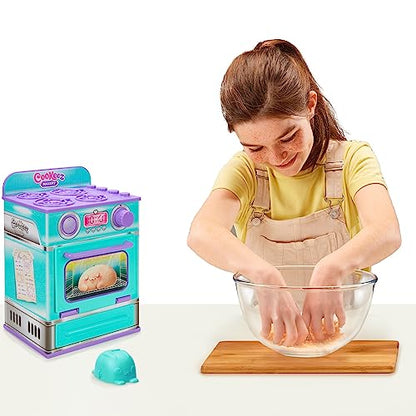 Cookeez Makery Oven, Mix & Make a plush best friend! Place your Dough In The Oven And Be Amazed When A Warm, Scented, Interactive, Comes Out! Which Surprise Bake Will You Make?