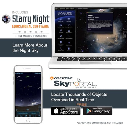 Celestron NexStar 8SE Computerized Telescope – 8-Inch Schmidt-Cassegrain Optical Tube – Fully Automated GoTo Mount with SkyAlign – Ideal for Beginners and Advanced Users – 40,000+ Object Database