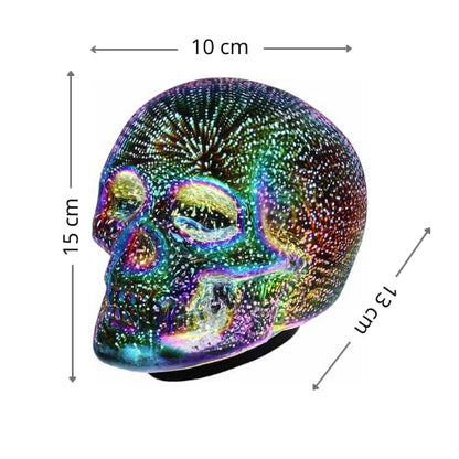 Tradeopia Led Skull Table Lamp, Requires 3 X AAA Batteries, Ideal for Room Decor Table Desk Decor Lamps, Lava lamp, Halloween