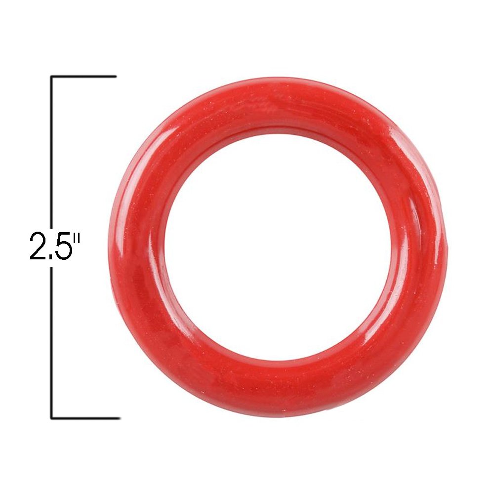 Plastic Carnival Rings - Pack of 24 - 2.5 Inch Rings for Ring Toss - Fun Target Toys - Cool Homemade School and Carnival Party Favors