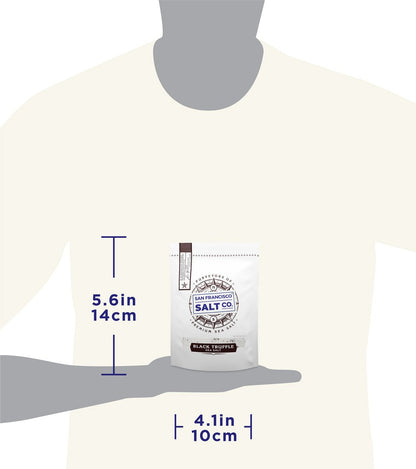 5 oz. Resealable Pouch - Authentic Italian Black Truffle Salt by San Francisco Salt Company