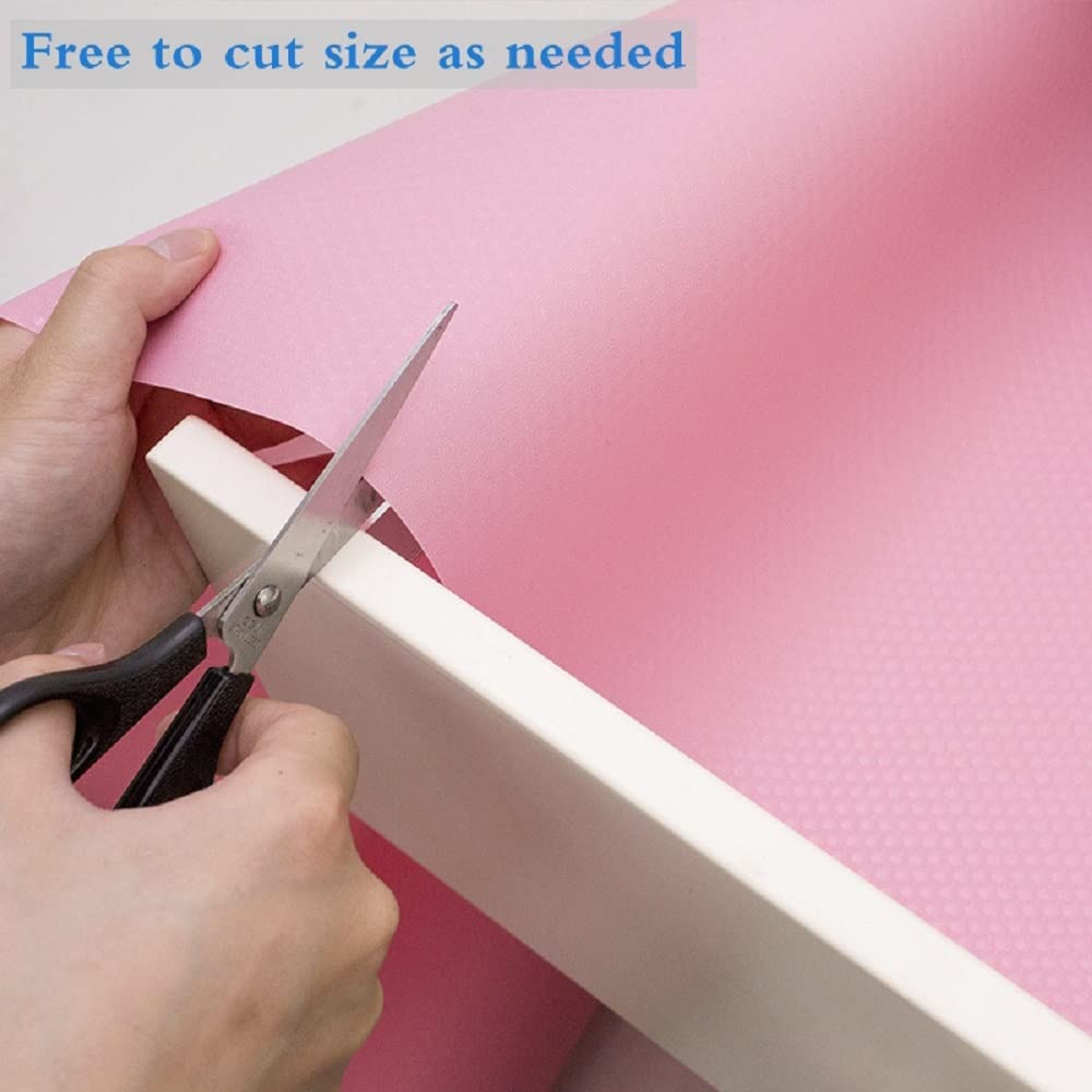 Shelf Liner, Drawer Liners for Kitchen,Non Adhesive Water Resistant, Strong Grip,Easy Clean and Trim, Smooth Surface Liners for Kitchen Cabinets, Shelves, Pantry（17 inches x 60 inches）