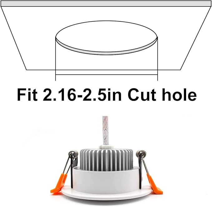YGS-Tech Smart 2 Inch LED Recessed Lighting RGB WiFi Downlight, 5W Compatible with Alexa and Google Home, Dimmable RGB & CCT 2700-6500K Color Changing, 120V Ceiling Light with LED Driver (10 Pack)