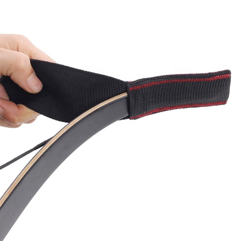 SOPOGER Archery Stringer Recurve Bow Stringer Tool, Longbow Stringer Tool to Install Bow String Easily Archery Bow Stringer for Recurve Bow Accessories (Black)