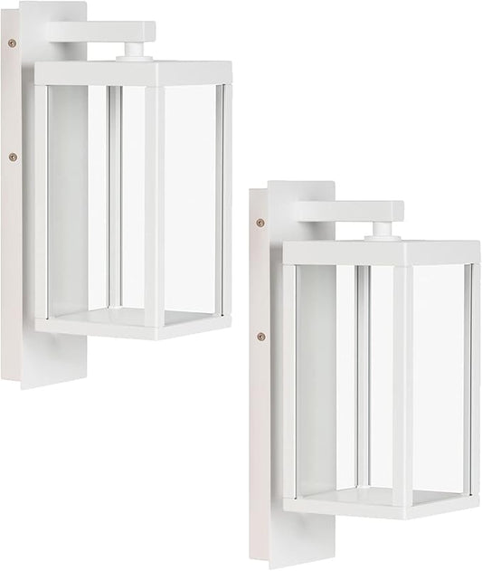 Modern Outdoor Light Fixtures Dusk to Dawn Outdoor Lighting 2 Pack,15" Exterior Wall Sconce, Porch Light, Garage Lights Wall Lamp, Waterproof Outdoor Lights for House,Garden, Front Door