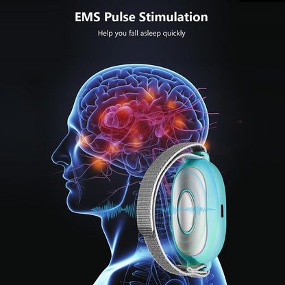 Anxiety Relief Device - Handheld Sleep Aid with Low-Frequency Pulse, Portable Microcurrent Therapy for Insomnia & Stress Relief, USB Rechargeable (Green, 1Pcs)