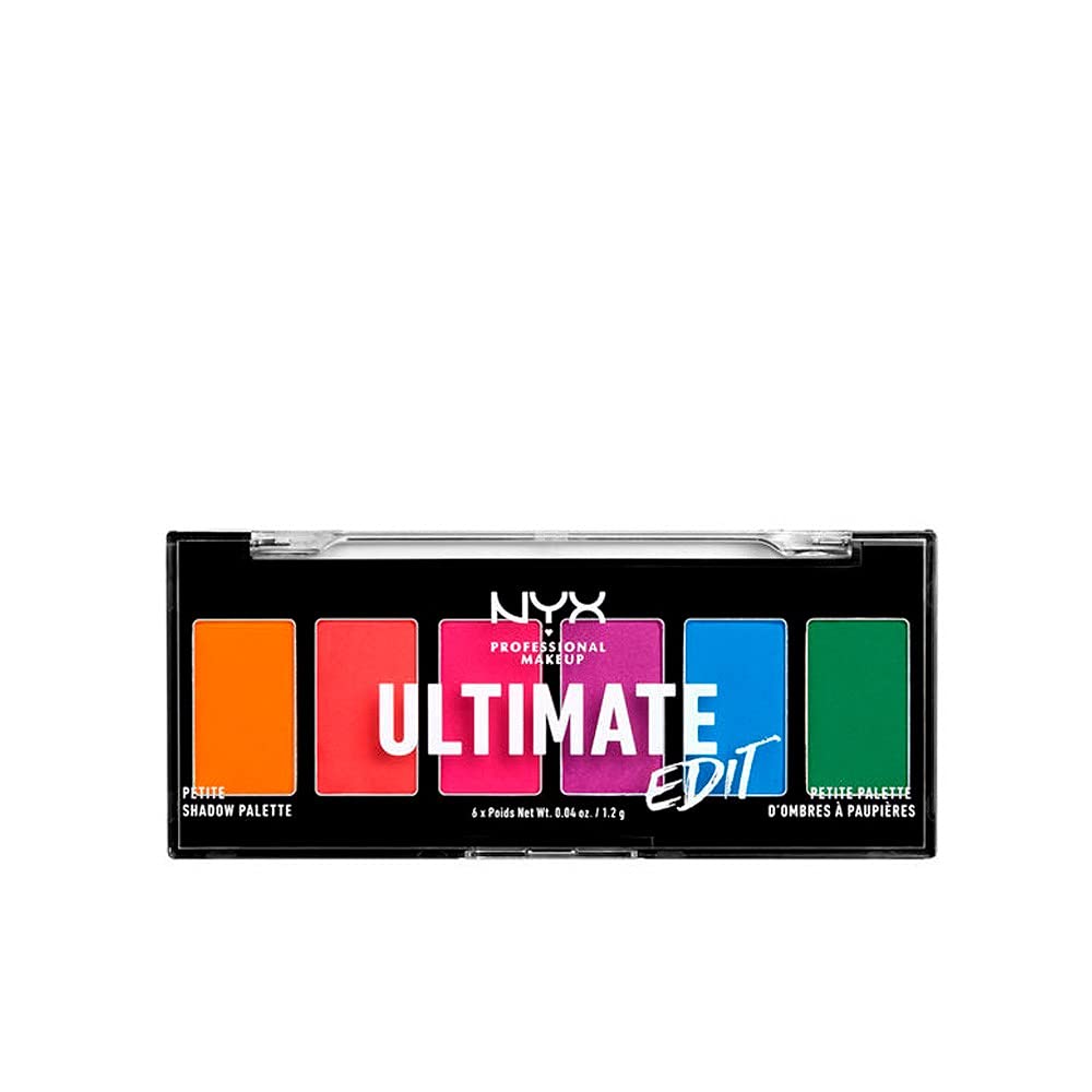 NYX PROFESSIONAL MAKEUP Ultimate Edit Mini Shadow Palette, Eyeshadow Palette - Brights