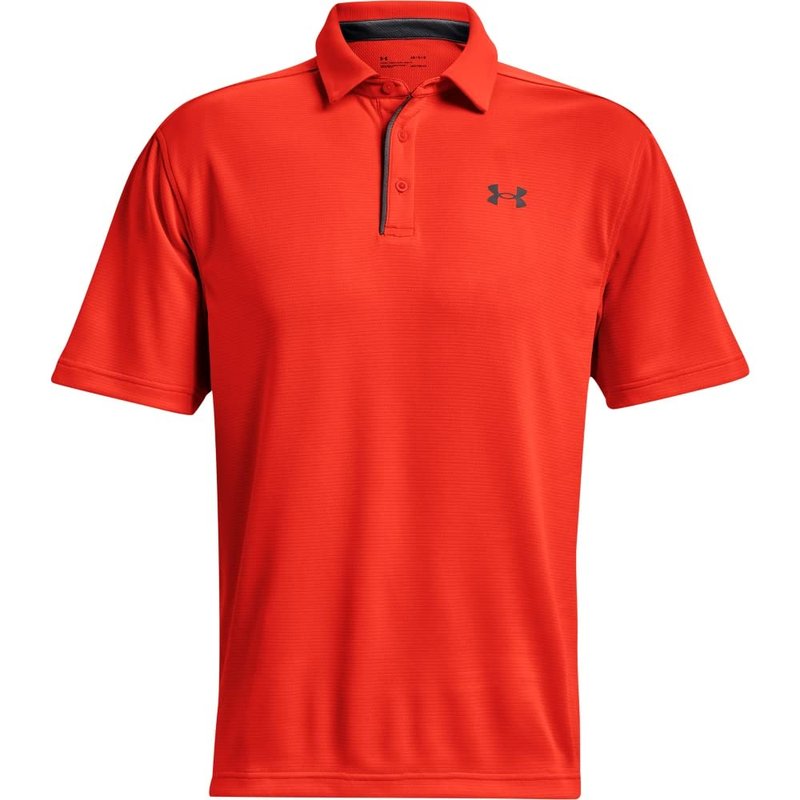 Under Armour Men's Tech Golf Polo, Phoenix Fire (296)/Pitch Gray, X-Large