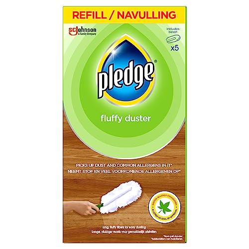 pledge Duster Refills - Pick Up Dust, Dirt and Lint with a Few Effortless Swipes, Pack of 4x5 refills