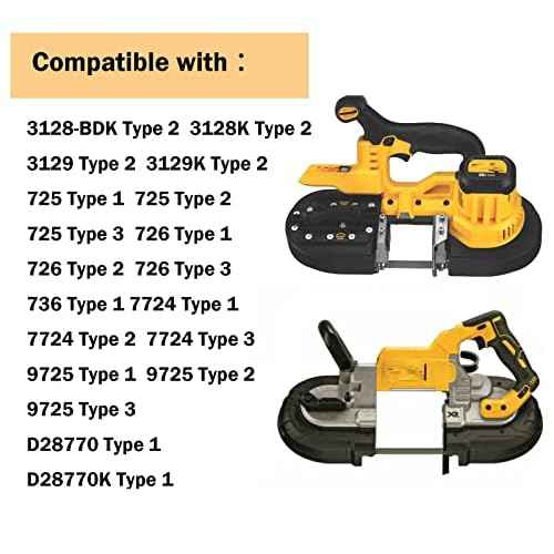 650721-00 Dewalt Bandsaw Tires For Dewalt Band Saw Tires DWM120 A02807 DCS374 DW328K - 2 Pack