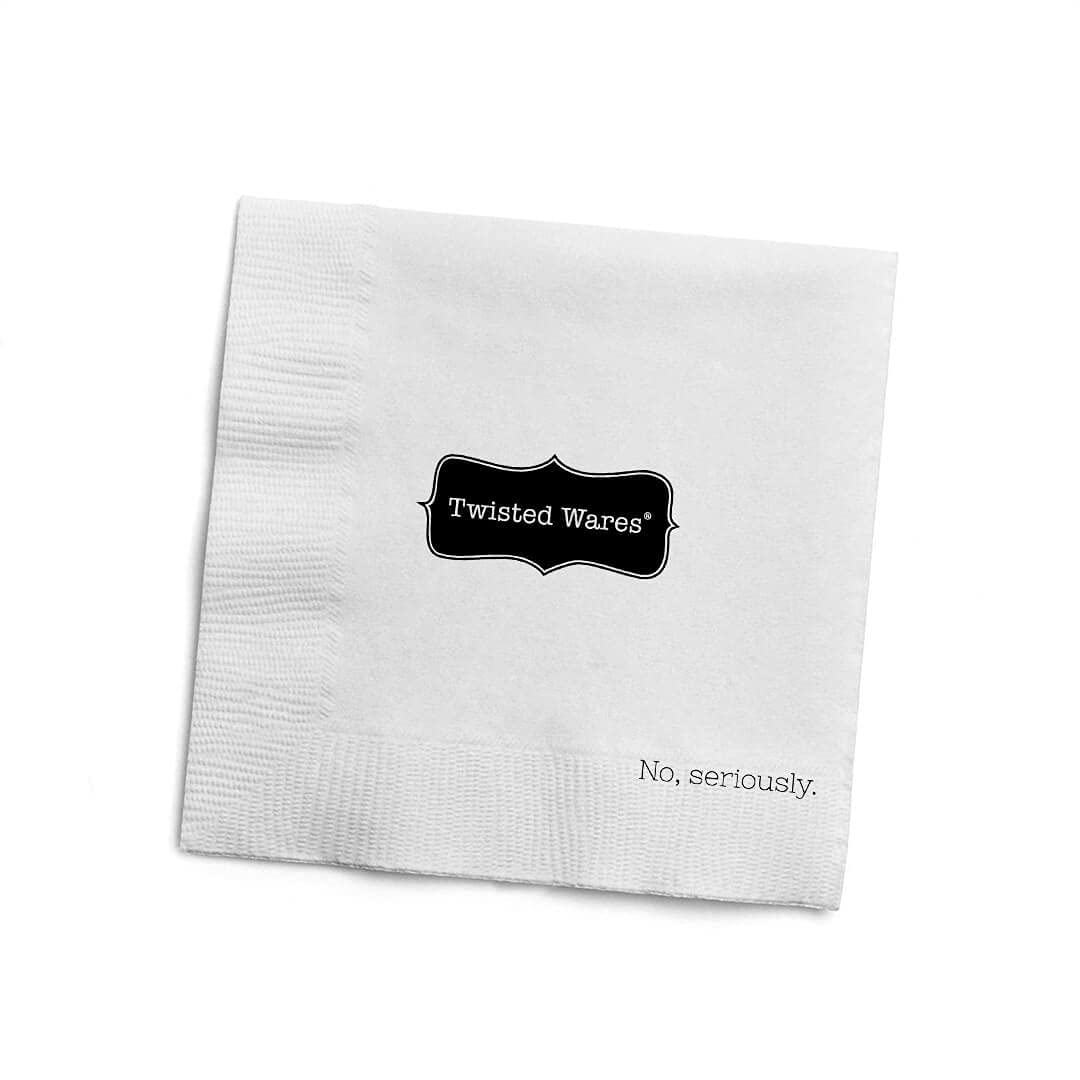 Funny Cocktail Napkins – “Please Leave by 9 PM” – 20 Pack | Hilarious Disposable Paper Napkins for Parties, Bars, Weddings, Birthdays, Bachelorette & Adult Gatherings