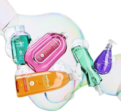 Method Multipurpose, All Floor Cleaner, Gently Cleans and Shines, Fresh Wild Rhubarb Scent, Pack of 3, 3 x 739ml