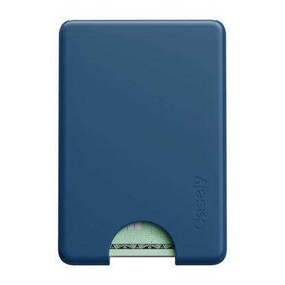 Casely MagWallet | Starfish Wishes | Coral Pink Shimmer | Slim Wallet Card Holder | Compatible with MagSafe | Soft-Touch Hard Silicone | Holds Up to 3 Cards