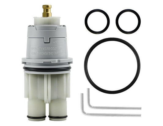 RP46074 Compatible with Delta 13/14 Series Bath Tub Shower Faucet Single Handle Universal MultiChoice Rough-in Valve Monitor Cartridge Repair Assembly Plumbing Parts