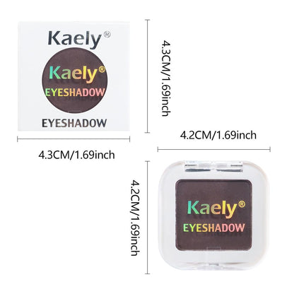 evpct Matte Eggplant Purple Eyeshadow Palette Makeup for Older Women Brown Eyes, Deep Dark Mauve Plum Purple Cream Eye Shadow Palette Single for Older Women Matte, Monochrome Long Lasting Eyeshadow