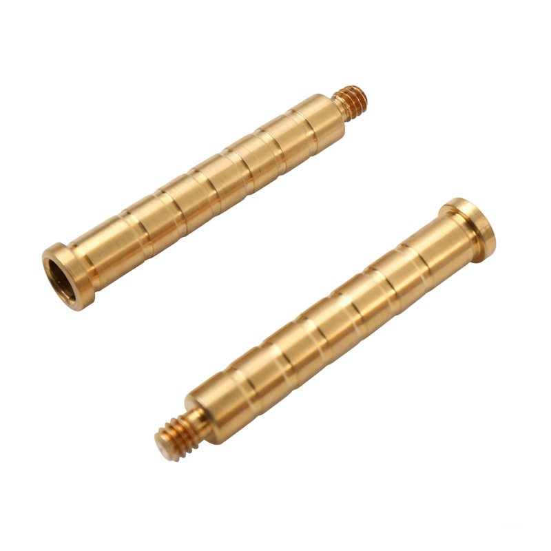 SLNNROA 50/75/100/125/150/175 Grain Gold Tip Arrow Aluminum Inserts Copper Brass Arrow (12pcs, 50gr)